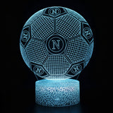 Fotboll 3D Illusion LED-Lampa - Nattlampa - Ball Footballdinho
