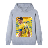 Cristiano Ronaldo Fotbolls Hoodie för Barn - Al Nassr