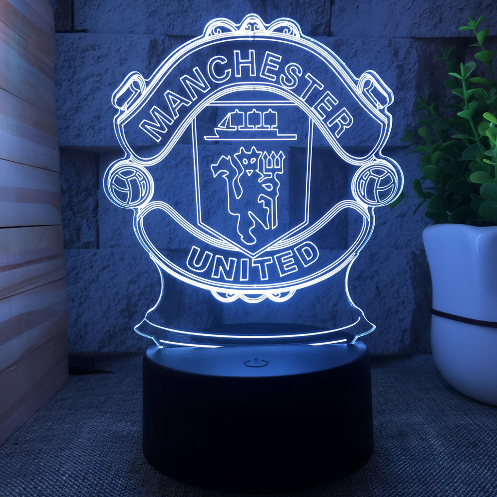 Fotboll 3D Illusion LED-Lampa - Nattlampa - Nattlampa Footballdinho