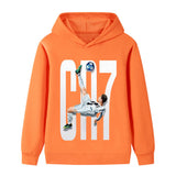 Ronaldo Fotbolls Hoodie för Barn - Style Footballdinho