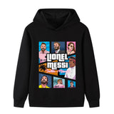 Messi Fotbolls Hoodie för Barn - Sportig Footballdinho
