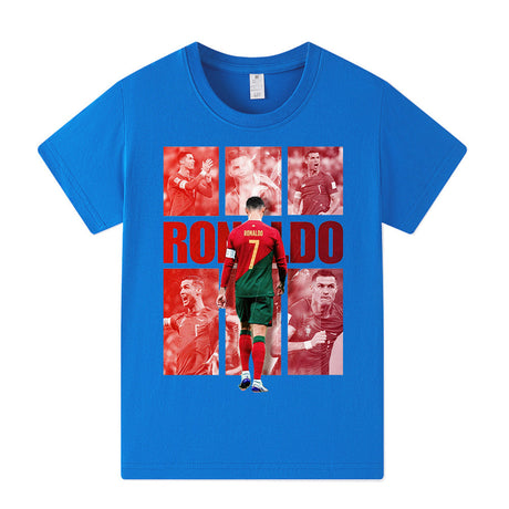 Ronaldo Fotbolls T-shirt för Barn - Portugal Footballdinho