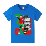 Cristiano Ronaldo Fotbolls T-shirt för Barn - Portugal Footballdinho