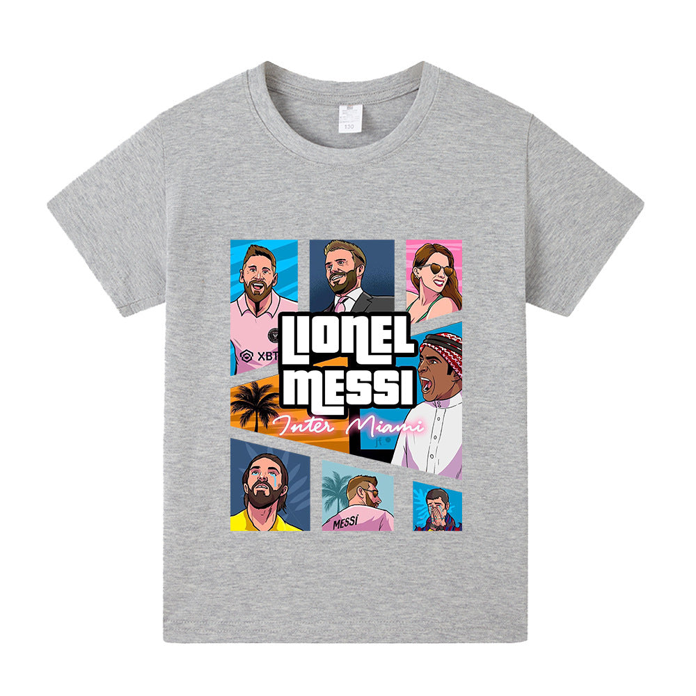 Messi Fotbolls T-shirt för Barn - Bekväm Footballdinho