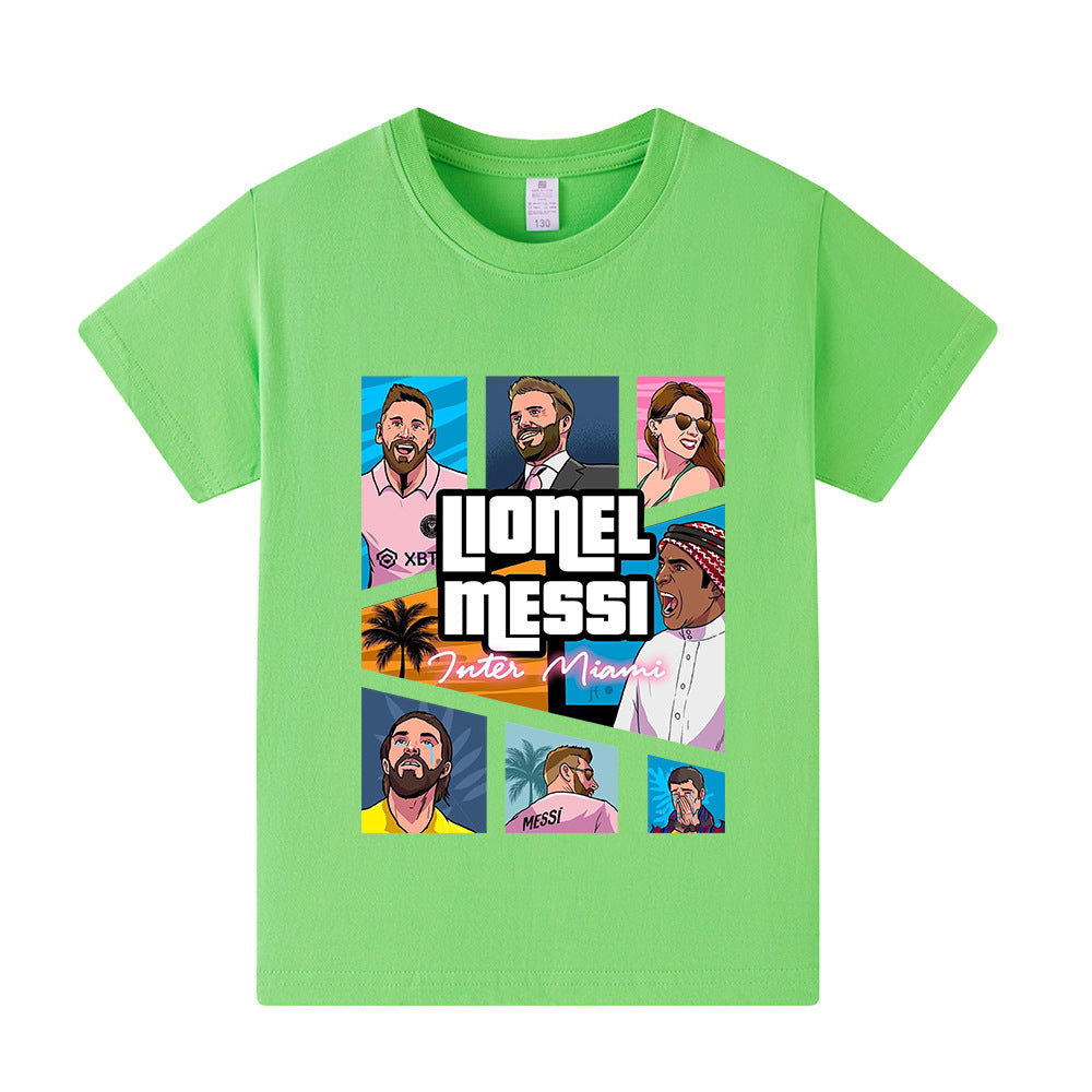 Messi Fotbolls T-shirt för Barn - Bekväm Footballdinho