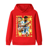 Lionel Messi Fotbolls Hoodie för Barn - Cool Design Footballdinho