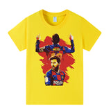 Lionel Messi Fotbolls T-shirt för Barn - Barcelona Footballdinho