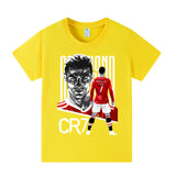 Cristiano Ronaldo Fotbolls T-shirt för Barn - Manchester United Footballdinho