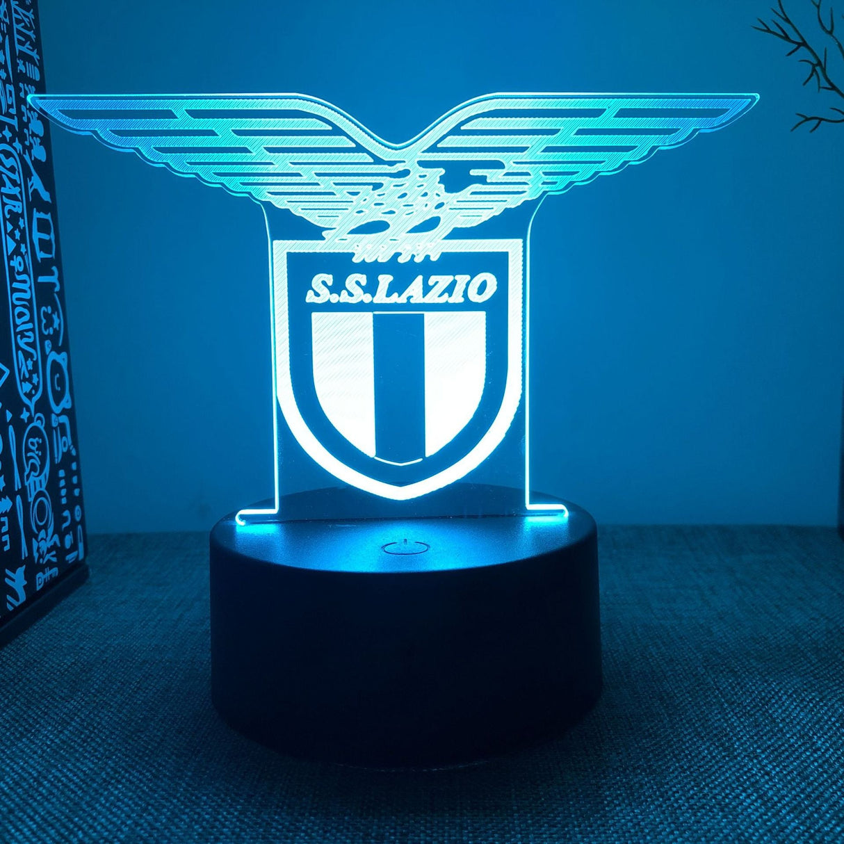 Fotboll 3D Illusion LED-Lampa - Nattlampa - USB-driven Footballdinho