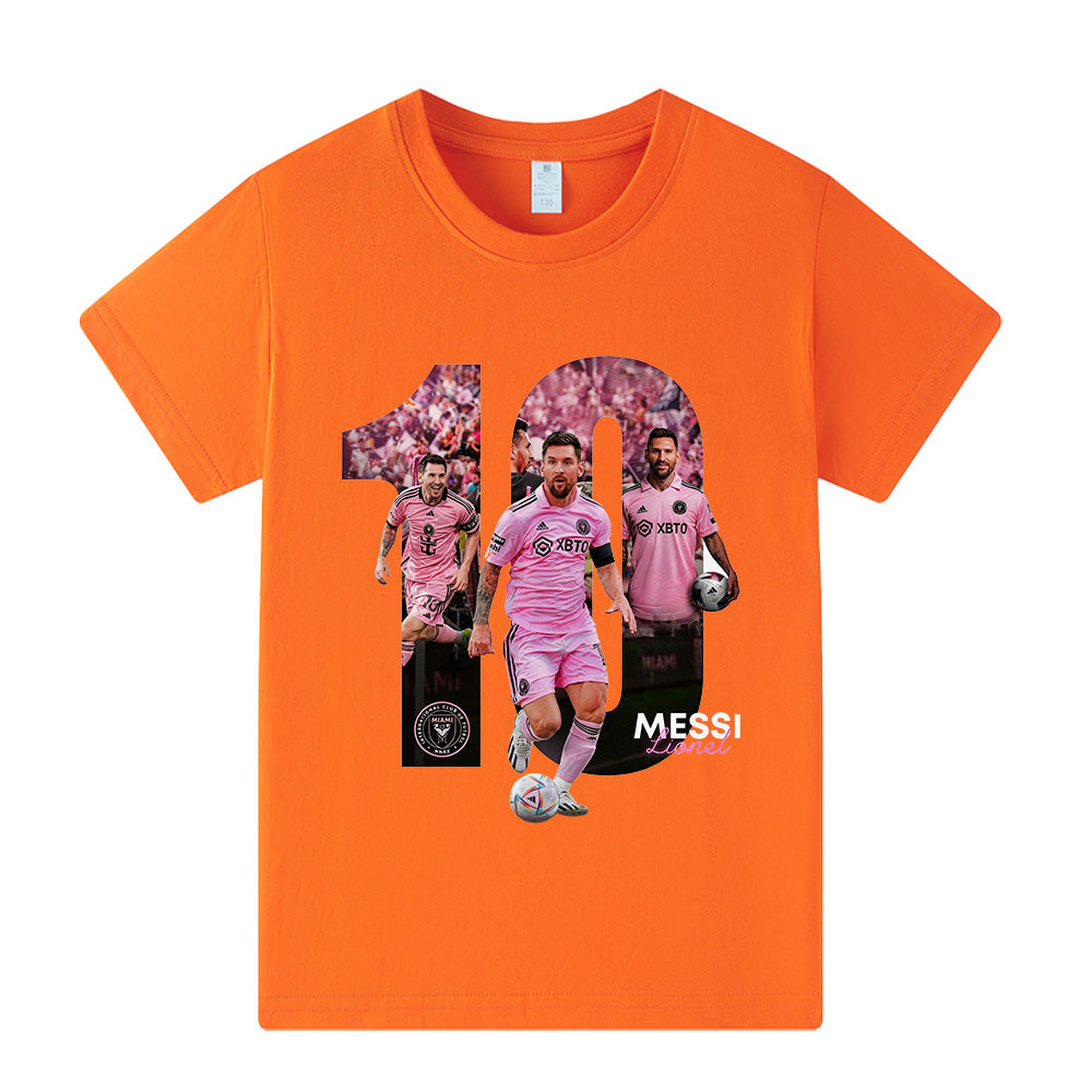 Lionel Messi Fotbolls T-shirt för Barn - Miami Footballdinho