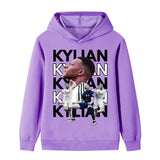 Kylian Mbappé Fotbolls Hoodie för Barn - Mbappe Footballdinho