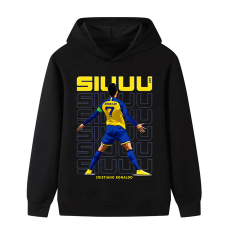 Ronaldo Fotbolls Hoodie för Barn - Cool Design Footballdinho