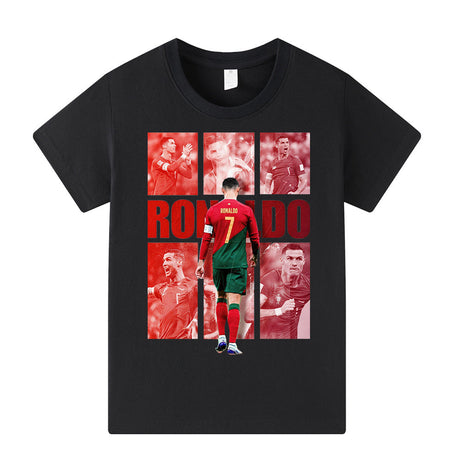 Ronaldo Fotbolls T-shirt för Barn - Portugal Footballdinho
