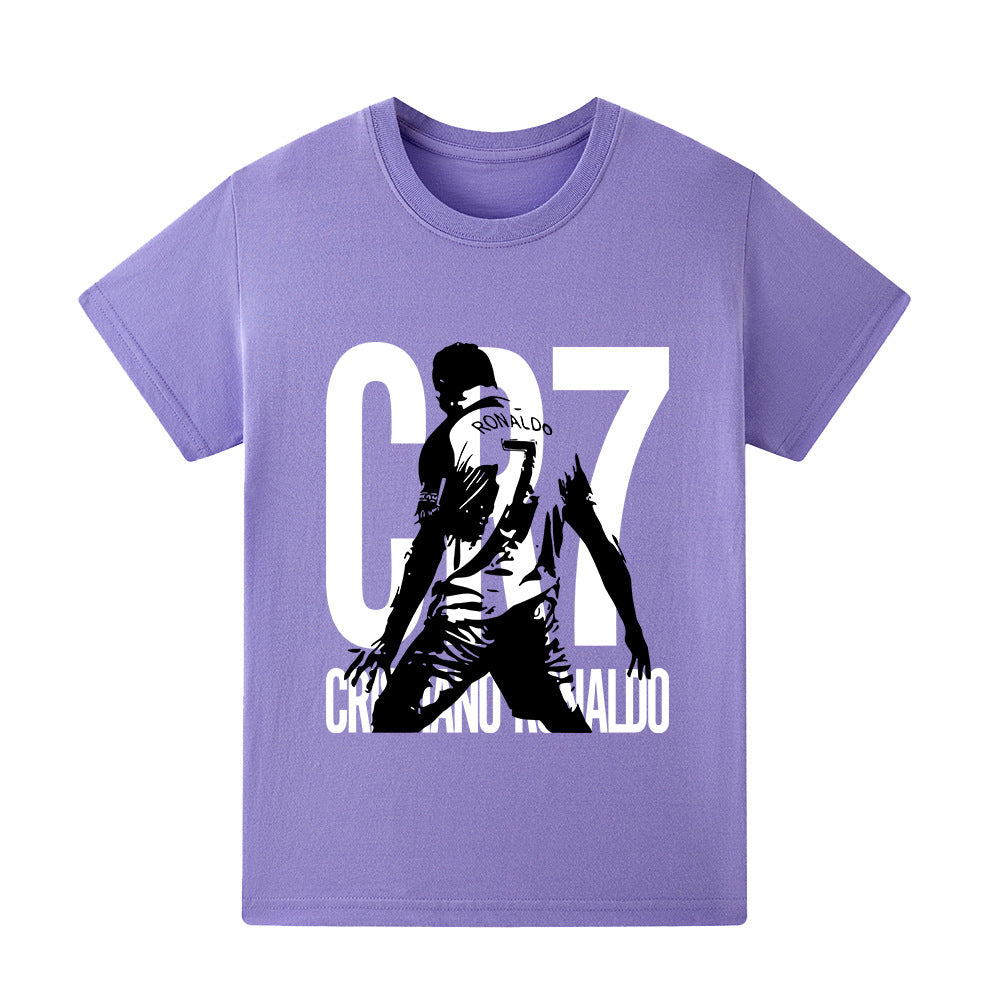 Cristiano Ronaldo Fotbolls T-shirt för Barn - Sportig Footballdinho