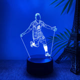Lionel Messi 3D Illusion LED-Lampa - Nattlampa - med Fjärrkontroll Footballdinho