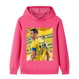 Cristiano Ronaldo Fotbolls Hoodie för Barn - Al Nassr