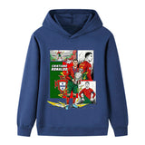 Cristiano Ronaldo Fotbolls Hoodie för Barn - Portugal - Style Footballdinho