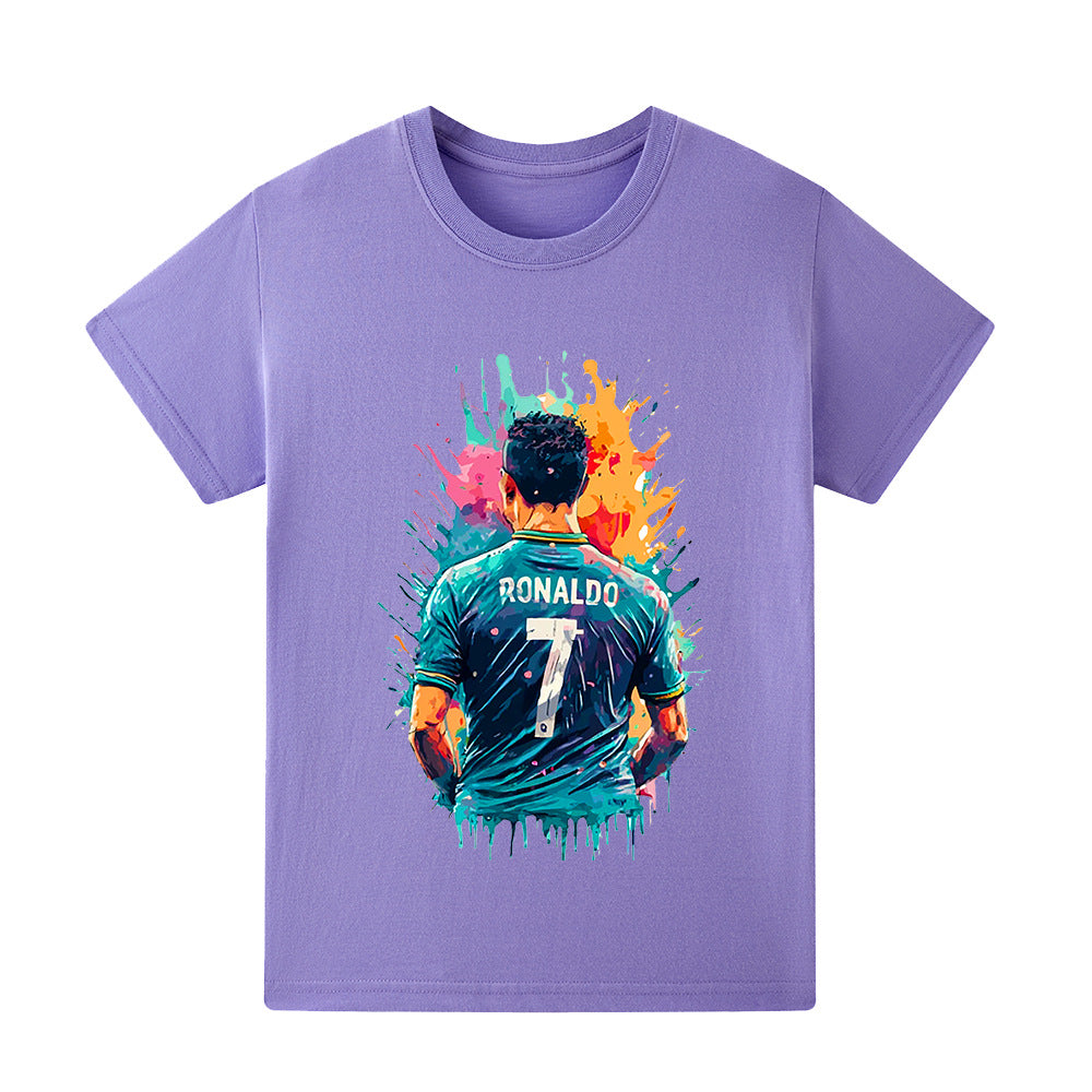 Ronaldo Fotbolls T-shirt för Barn - Sportig Footballdinho