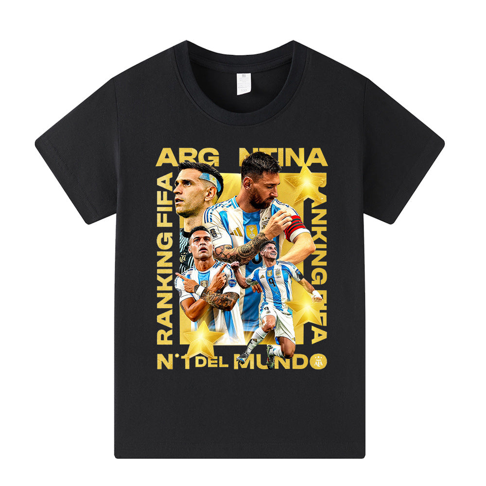 Lionel Messi Fotbolls T-shirt för Barn - Sportig Footballdinho