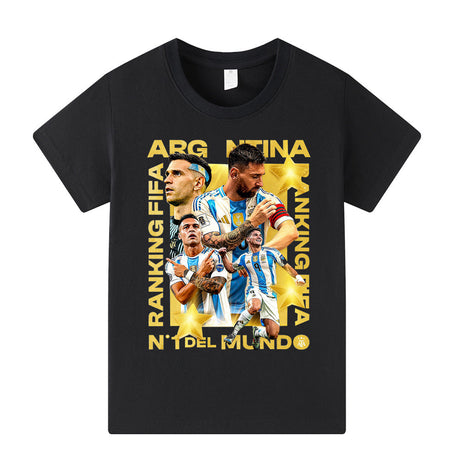 Lionel Messi Fotbolls T-shirt för Barn - Sportig Footballdinho