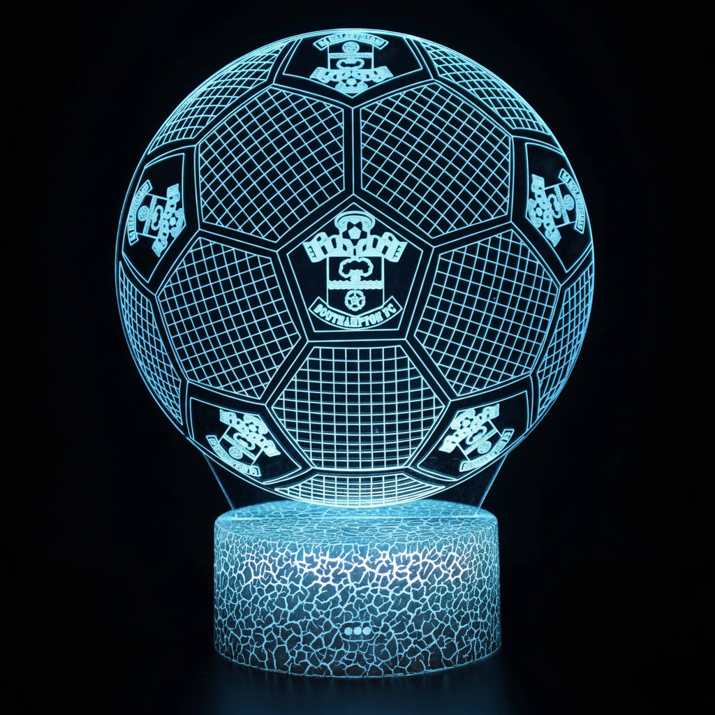 Fotboll 3D Illusion LED-Lampa - Nattlampa - Ball Footballdinho