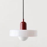 Modern Glass LED Pendant Light | H7.09" eller H8.66" | Bauhaus-inspirerad | Takarmatur | Brick by Brick Carvallo