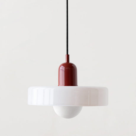 Modern Glass LED Pendant Light | H7.09" eller H8.66" | Bauhaus-inspirerad | Takarmatur | Brick by Brick Carvallo