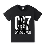 Cristiano Ronaldo Fotbolls T-shirt för Barn - Sportig Footballdinho