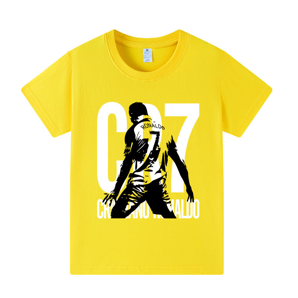 Cristiano Ronaldo Fotbolls T-shirt för Barn - Sportig Footballdinho