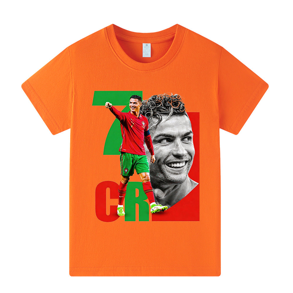 Cristiano Ronaldo Fotbolls T-shirt för Barn - Portugal Footballdinho