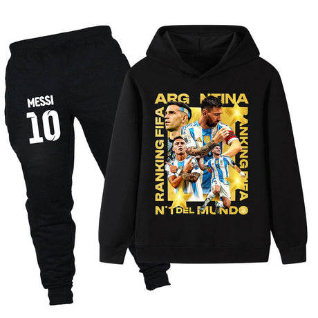 Lionel Messi Träningsoverall för Barn - Argentina - Tracksuit Footballdinho