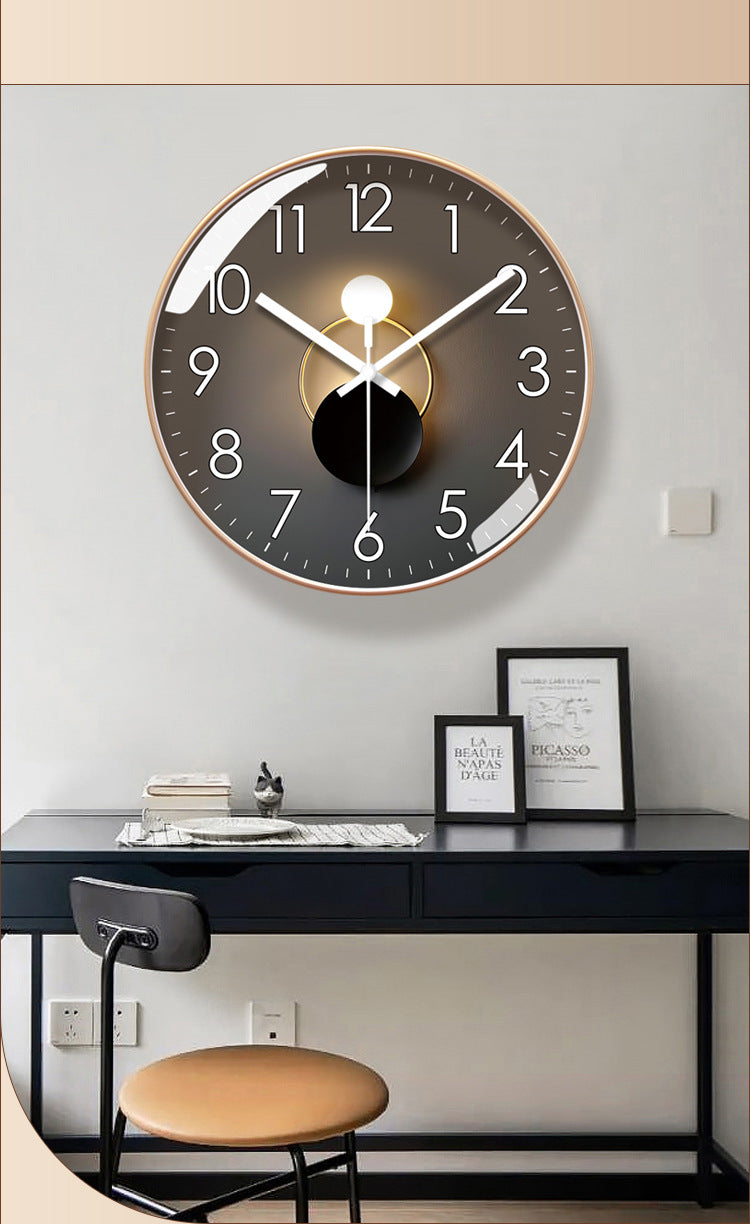 Royallure Modern Silent Wall Clock – Sleek, Non-Ticking, Minimalist Urverk Carvallo