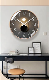 Royallure Modern Silent Wall Clock – Sleek, Non-Ticking, Minimalist Urverk Carvallo