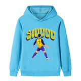 Cristiano Ronaldo Fotbolls Hoodie för Barn - Siuuu Footballdinho
