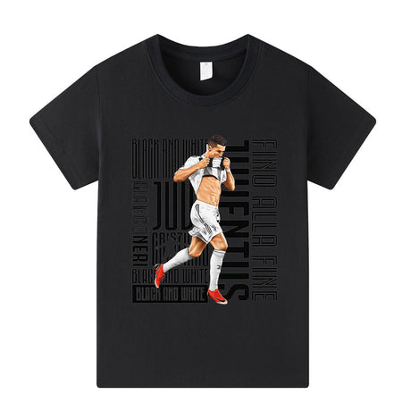 Ronaldo Fotbolls T-shirt för Barn - Juventus Footballdinho