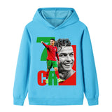 Cristiano Ronaldo Fotbolls Hoodie för Barn - Portugal Footballdinho
