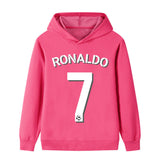 Ronaldo Fotbolls Hoodie för Barn - Sportig Footballdinho