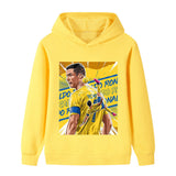 Cristiano Ronaldo Fotbolls Hoodie för Barn - Al Nassr
