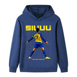 Ronaldo Fotbolls Hoodie för Barn - Cool Design Footballdinho