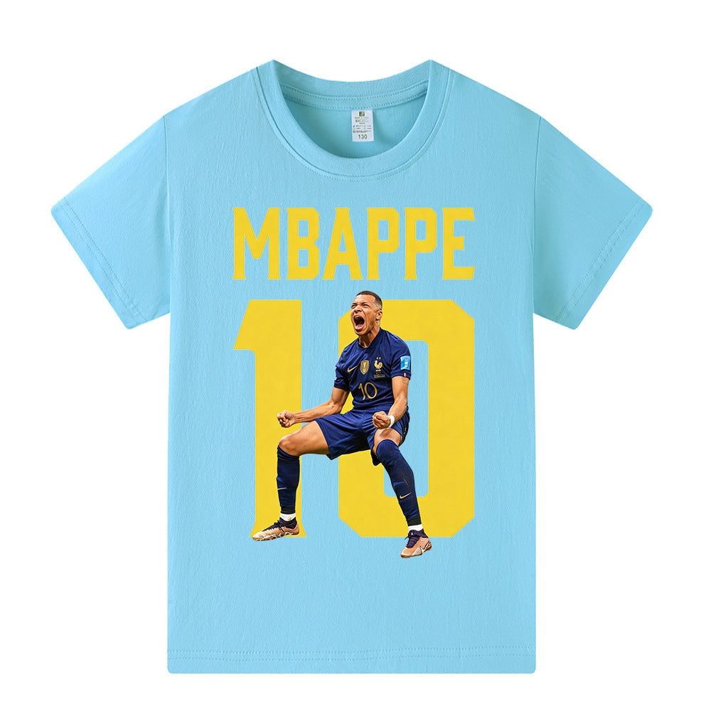 Mbappé Fotbolls T-shirt för Barn Footballdinho