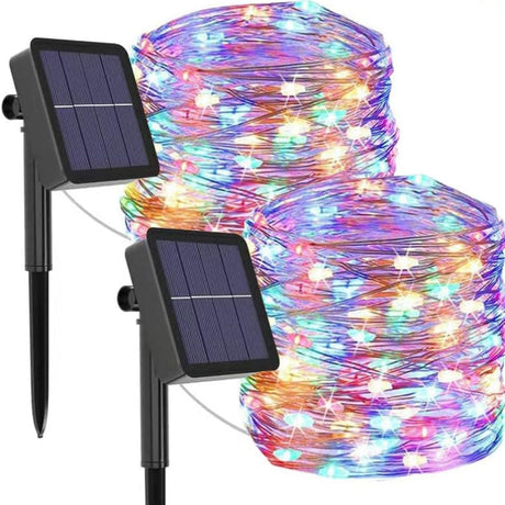 Vattentålig ljusslinga med solenergi Carvallo