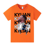 Kylian Mbappé Fotbolls T-shirt för Barn - Mbappe Footballdinho