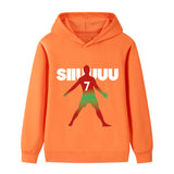 Ronaldo Fotbolls Hoodie för Barn - Mjuk Footballdinho