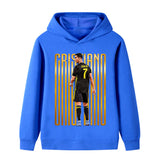 Ronaldo Fotbolls Hoodie för Barn - för Vardag Footballdinho