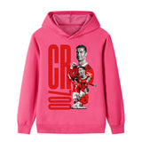 Cristiano Ronaldo Fotbolls Hoodie för Barn - Manchester United Footballdinho
