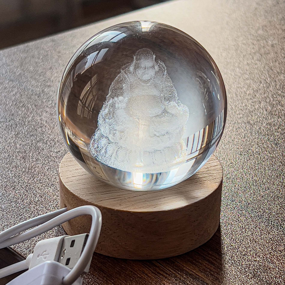 Lysande mån kristallkula Carvallo