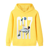 Ronaldo Fotbolls Hoodie för Barn - Style Footballdinho
