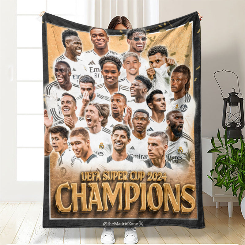 Fotbollsfilt - Real Madrid Footballdinho