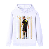 Ronaldo Fotbolls Hoodie för Barn - för Vardag Footballdinho