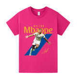 Kylian Mbappé Fotbolls T-shirt för Barn Footballdinho